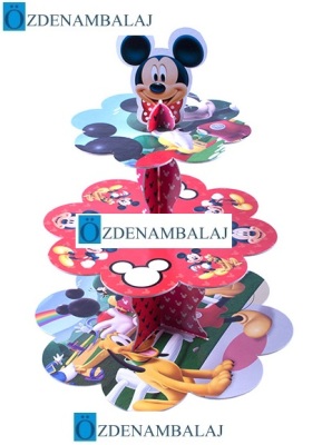 MİCKEY KARTON CUPCAKE STANDI - 2