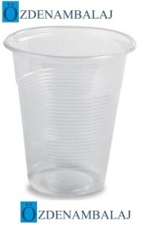 OZDN KULLAN AT PLASTİK BARDAK 180 CC İNCE ŞEFFAF  - 2