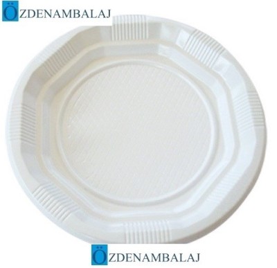 OZDN PLASTİK TABAK BÜYÜK 19 CM 100'LÜ - 1