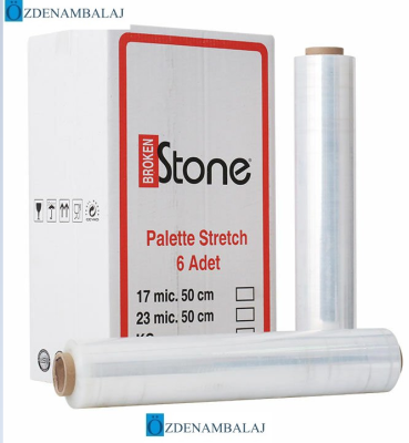 PALET STREÇ 23 MİCRON 2000 GR ( 6 ADET ) - 1
