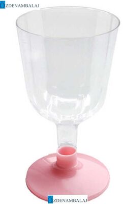 PEMBE KISA AYAKLI KADEH 150 ML 6’LI - 1