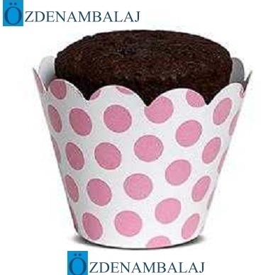 PEMBE PUANTİYELİ KEK TACI 10'LU 20 PAKET - 1
