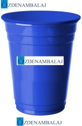 PLASTİK BÜYÜK MEŞRUBAT BARDAĞI ( LACİVERT 8'Lİ ) - 2
