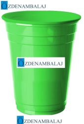 PLASTİK BÜYÜK MEŞRUBAT BARDAĞI ( YEŞİL 8'Lİ ) - 2