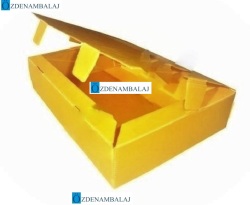 PLASTİK KUTU 40*29*9 CM *SARI*  [ KÜÇÜK BOY ] - 3