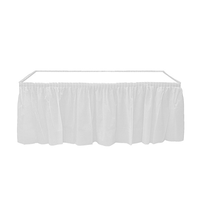 PLASTİK MASA ETEĞİ 75 CM*4,4 MT ( BEYAZ ) - 3