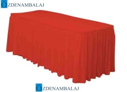 PLASTİK MASA ETEĞİ 75 CM*4,4 MT ( KIRMIZI ) - 2