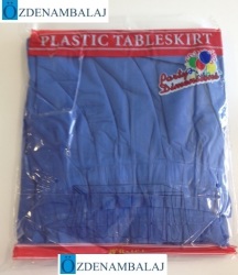 PLASTİK MASA ETEĞİ 75 CM*4,4 MT ( LACİVERT ) - 4