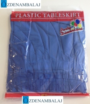 PLASTİK MASA ETEĞİ 75 CM*4,4 MT ( LACİVERT ) - 4