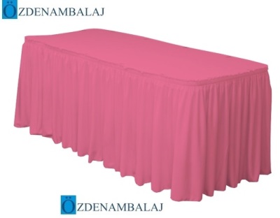 PLASTİK MASA ETEĞİ 75 CM*4,4 MT ( PEMBE ) - 2