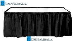 PLASTİK MASA ETEĞİ 75 CM*4,4 MT ( SİYAH ) - 3