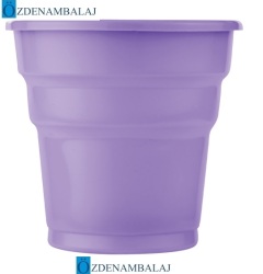 ROLL-UP PLASTİK MEŞRUBAT BARDAĞI (LİLA 25'Lİ )