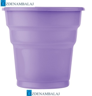 ROLL-UP PLASTİK MEŞRUBAT BARDAĞI (LİLA 25'Lİ ) - 1