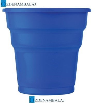 ROLL-UP PLASTİK MEŞRUBAT BARDAĞI LACİVERT 25'Lİ - 1