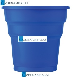 ROLL-UP PLASTİK MEŞRUBAT BARDAĞI LACİVERT 25'Lİ - 2