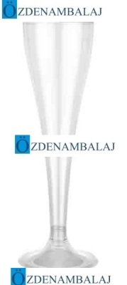 PLASTİK ŞAMPANYA BARDAĞI ŞEFFAF - 2