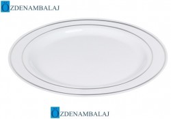 PORSELEN GÖRÜNÜMLÜ PLASTİK TABAK 26 CM'6 ADET