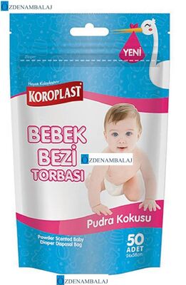 ​PUDRA KOKULU BEBEK BEZİ TORBASI 24*38 CM 50’Lİ - 2