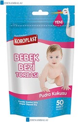 ​PUDRA KOKULU BEBEK BEZİ TORBASI 24*38 CM 50’Lİ - 1