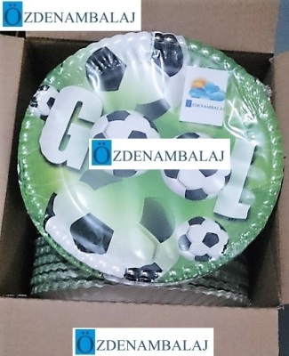 ROLL-UP ERKEK DOĞUM GÜNÜ KARTON TABAK ( 23 CM 8'Lİ ) - 2