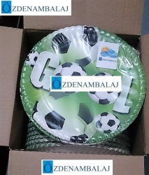ROLL-UP ERKEK DOĞUM GÜNÜ KARTON TABAK ( 23 CM 8'Lİ ) - 3