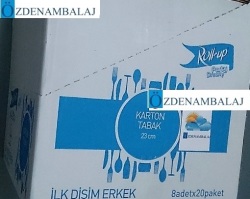 ROLL-UP İLK DİŞİM ERKEK KARTON TABAK ( 23 CM 8'Lİ ) - 4