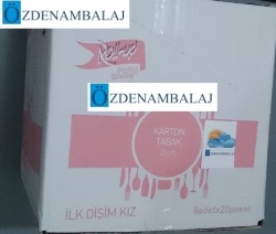 ROLL-UP İLK DİŞİM KIZ KARTON TABAK ( 23 CM 8'Lİ ) - 4