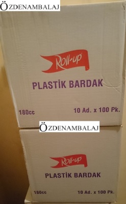 ROLL-UP KULLAN AT PLASTİK BARDAK 180 CC 10'LU - 5