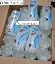 ROLL-UP KULLAN AT PLASTİK BARDAK 250 CC 10'LU - 3