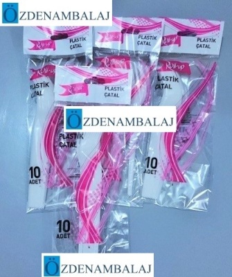 ROLL-UP KULLAN AT PLASTİK ÇATAL 10'LU - 2