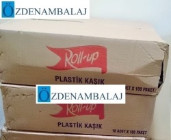 ROLL-UP KULLAN AT PLASTİK KAŞIK 10'LU - 4