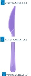 ROLL-UP PARTY DREAMS BIÇAK LİLA  25'ADET - 2
