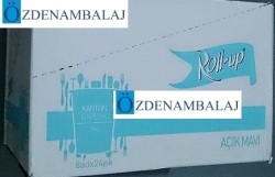ROLL-UP PARTY DREAMS KARTON BARDAK ( AÇIK MAVİ 8'Lİ) - 5