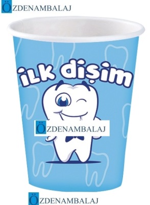 ROLL-UP PARTY DREAMS KARTON BARDAK İLK DİŞİM ERKEK 8'Lİ - 2