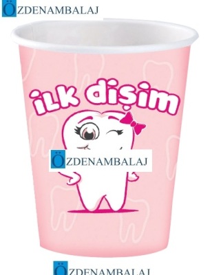 ROLL-UP PARTY DREAMS KARTON BARDAK İLK DİŞİM KIZ 8'Lİ - 2