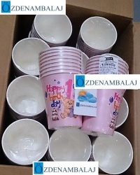ROLL-UP PARTY DREAMS KARTON BARDAK İLK YAŞ PARTİM KIZ 8'Lİ - 4