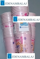 ROLL-UP PARTY DREAMS KARTON BARDAK İLK YAŞ PARTİM KIZ 8'Lİ - 2
