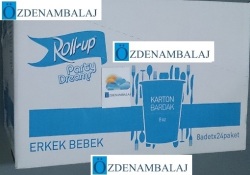 ROLL-UP PARTY DREAMS KARTON BARDAK ERKEK BEBEK 8'Lİ  - 5