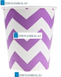 ROLL-UP PARTY DREAMS KARTON BARDAK LİLA  ZİG ZAG 8'Lİ - 2
