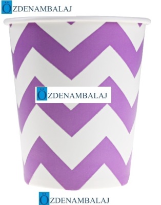 ROLL-UP PARTY DREAMS KARTON BARDAK LİLA ZİG ZAG 8'Lİ - 2