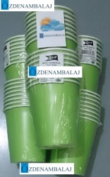 ROLL-UP PARTY DREAMS KARTON BARDAK ( YEŞİL 8'Lİ) - 2