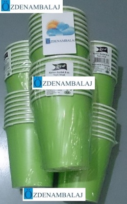 ROLL-UP PARTY DREAMS KARTON BARDAK ( YEŞİL 8'Lİ) - 2