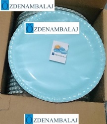 ROLL-UP PARTY DREAMS KARTON TABAK ( AÇIK MAVİ 23 CM 8'Lİ ) - 2