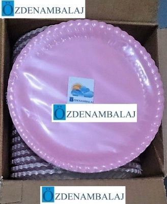 ROLL-UP PARTY DREAMS KARTON TABAK ( PEMBE 23 CM 8'Lİ ) - 2