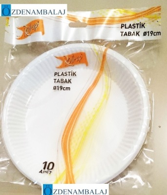 ROLL-UP PLASTİK TABAK BÜYÜK 19 CM 10 'LU - 1