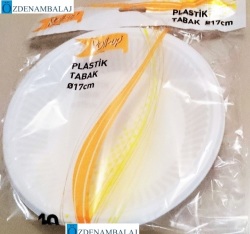 ROLL-UP PLASTİK TABAK ORTA 17 CM 10'LU - 2