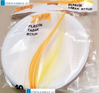 ROLL-UP PLASTİK TABAK ORTA 17 CM 10'LU - 2