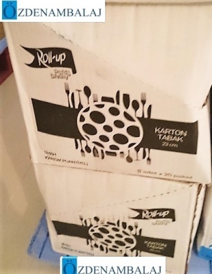 ROLL-UP SİYAH KARIŞIK PUANLI KARTON TABAK ( 23 CM 8'Lİ ) - 3