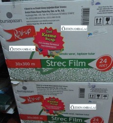 ROLL-UP STREÇ FİLM 30 CM*300 MT ( KAYAR BIÇAK HEDİYELİ ) - 4