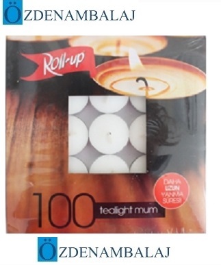 ROLL-UP TEA-LİGHT MUM 8 GR KOLİDE 1.000'ADET - 2